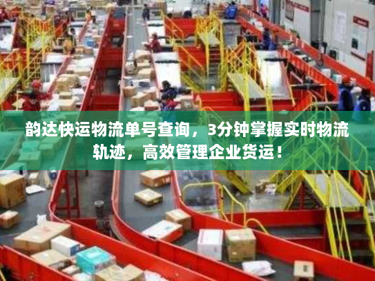 韵达快运物流单号查询，3分钟掌握实时物流轨迹，高效管理企业货运！