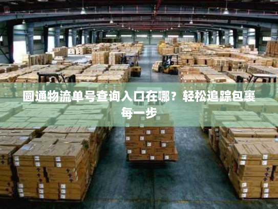 圆通物流单号查询入口在哪?轻松追踪包裹每一步 圆通物流单号查询入口在哪?轻松追踪包裹每一步