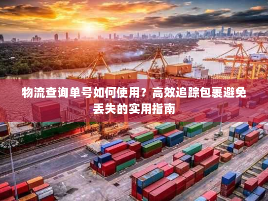 物流查询单号如何使用？高效追踪包裹避免丢失的实用指南