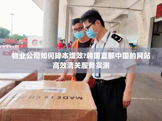物业公司如何降本增效?韩国直邮中国的网站高效清关服务实测