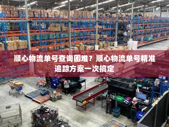 顺心物流单号查询困难？顺心物流单号精准追踪方案一次搞定