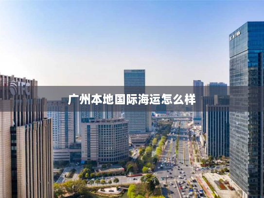 广州本地国际海运怎么样