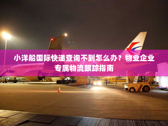 小洋船国际快递查询不到怎么办？物业企业专属物流跟踪指南