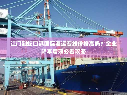 江门到蛇口港国际海运专线价格高吗?企业降本增效必看攻略 江门到蛇口港国际海运专线价格高吗?企业降本增效必看攻略