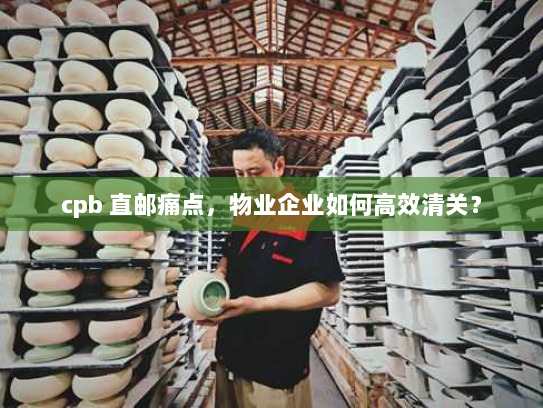 cpb 直邮痛点，物业企业如何高效清关？