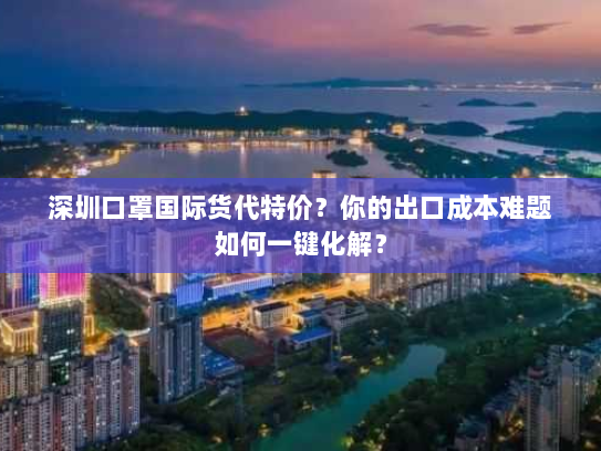 深圳口罩国际货代特价？你的出口成本难题如何一键化解？