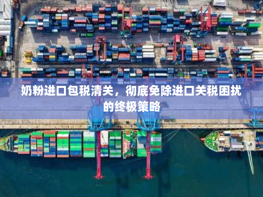 奶粉进口包税清关,彻底免除进口关税困扰的终极策略