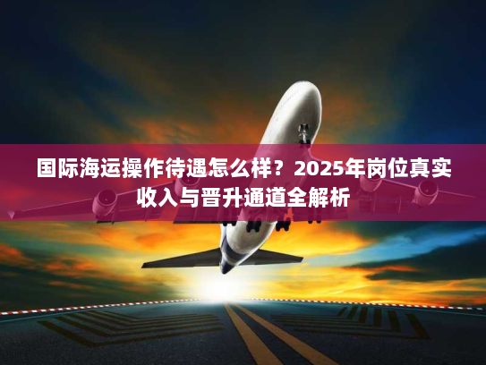 国际海运操作待遇怎么样？2025年岗位真实收入与晋升通道全解析
