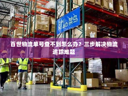 百世物流单号查不到怎么办？三步解决物流追踪难题
