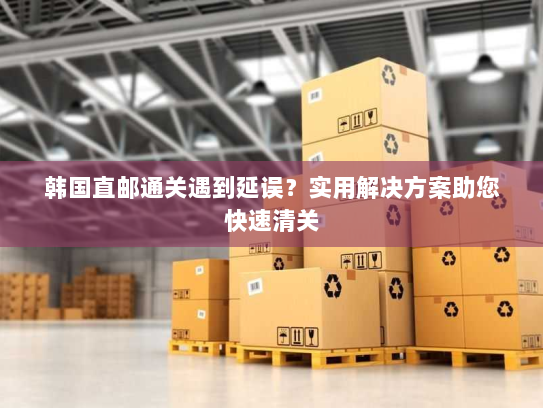 韩国直邮通关遇到延误？实用解决方案助您快速清关