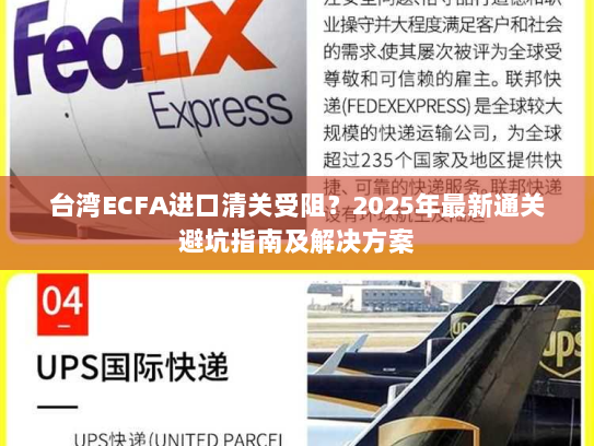 台湾ECFA进口清关受阻？2025年最新通关避坑指南及解决方案
