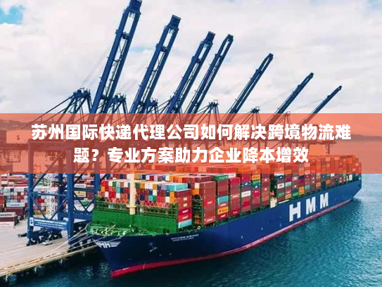 苏州国际快递代理公司如何解决跨境物流难题?专业方案助力企业降本增效 苏州国际快递代理公司如何解决跨境物流难题?专业方案助力企业降本增效