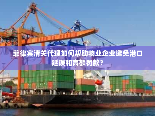 菲律宾清关代理如何帮助物业企业避免港口延误和高额罚款？