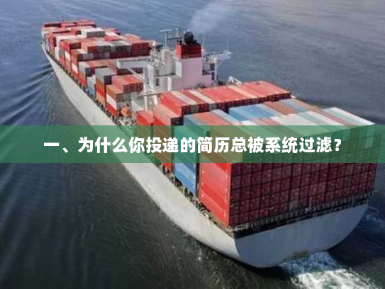 一、为什么你投递的简历总被系统过滤? 一、为什么你投递的简历总被系统过滤?