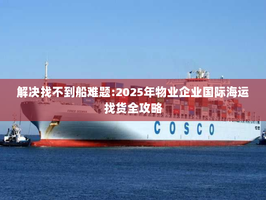 解决找不到船难题:2025年物业企业国际海运找货全攻略