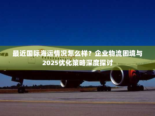 最近国际海运情况怎么样？企业物流困境与2025优化策略深度探讨