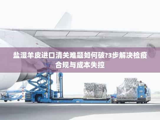 盐湿羊皮进口清关难题如何破?3步解决检疫合规与成本失控