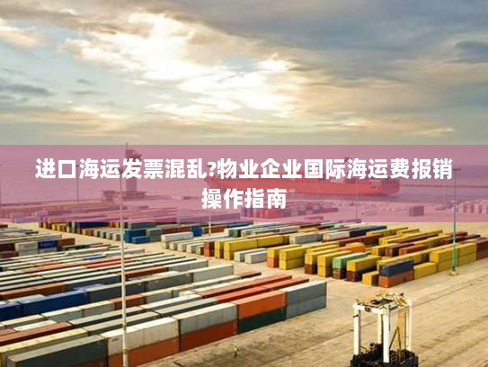 进口海运发票混乱?物业企业国际海运费报销操作指南