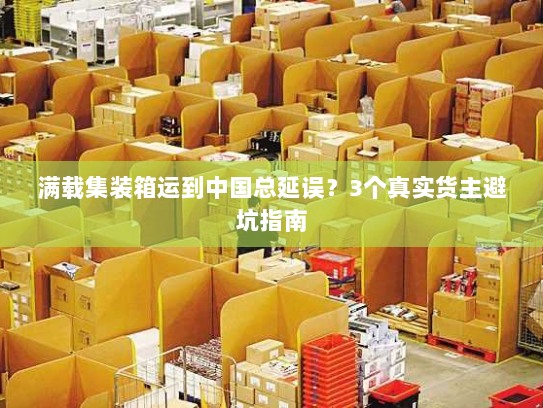 满载集装箱运到中国总延误？3个真实货主避坑指南