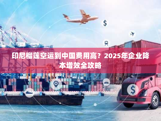 印尼榴莲空运到中国费用高？2025年企业降本增效全攻略