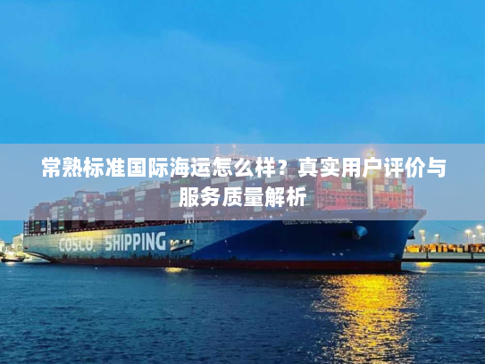 常熟标准国际海运怎么样？真实用户评价与服务质量解析