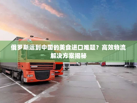 俄罗斯运到中国的美食进口难题？高效物流解决方案揭秘