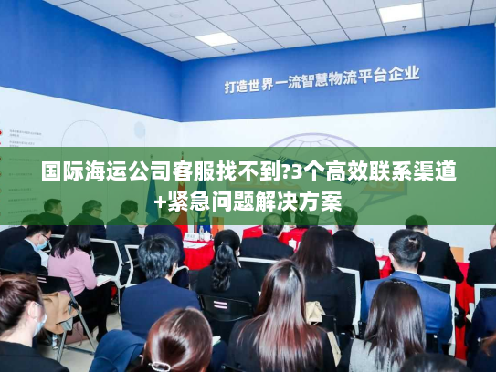 国际海运公司客服找不到?3个高效联系渠道+紧急问题解决方案
