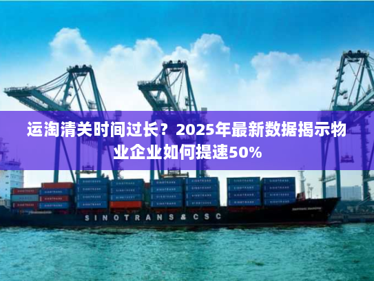 运淘清关时间过长？2025年最新数据揭示物业企业如何提速50%