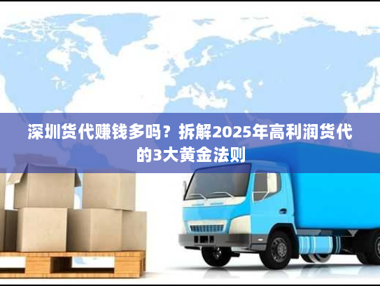 深圳货代赚钱多吗？拆解2025年高利润货代的3大黄金法则