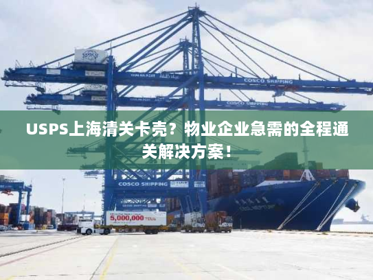 USPS上海清关卡壳？物业企业急需的全程通关解决方案！