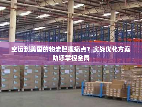 空运到美国的物流管理痛点?实战优化方案助您掌控全局 空运到美国的物流管理痛点?实战优化方案助您掌控全局