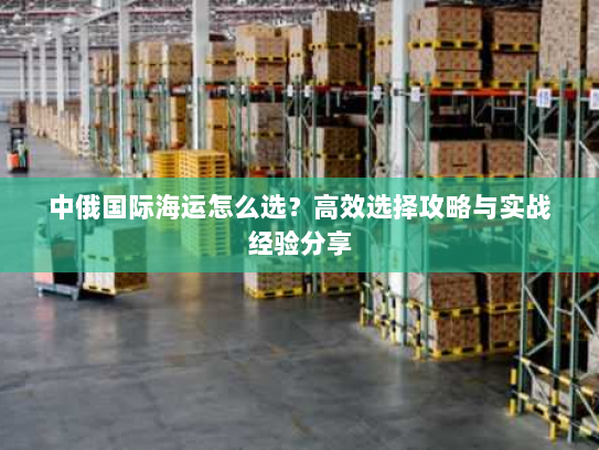 中俄国际海运怎么选?高效选择攻略与实战经验分享 中俄国际海运怎么选?高效选择攻略与实战经验分享