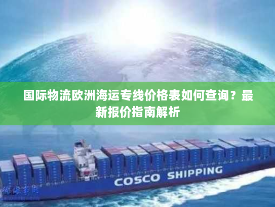 国际物流欧洲海运专线价格表如何查询？最新报价指南解析