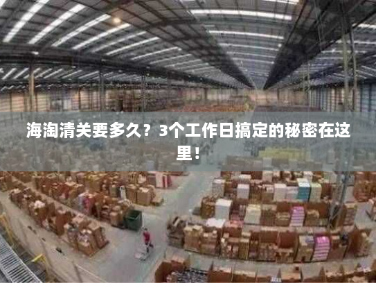海淘清关要多久?3个工作日搞定的秘密在这里! 海淘清关要多久?3个工作日搞定的秘密在这里!
