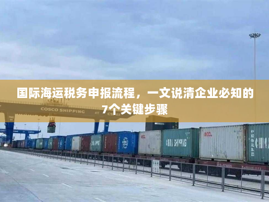 国际海运税务申报流程，一文说清企业必知的7个关键步骤