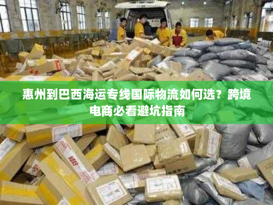 惠州到巴西海运专线国际物流如何选？跨境电商必看避坑指南
