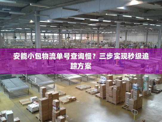 安能小包物流单号查询慢？三步实现秒级追踪方案