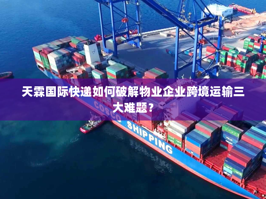天霖国际快递如何破解物业企业跨境运输三大难题？
