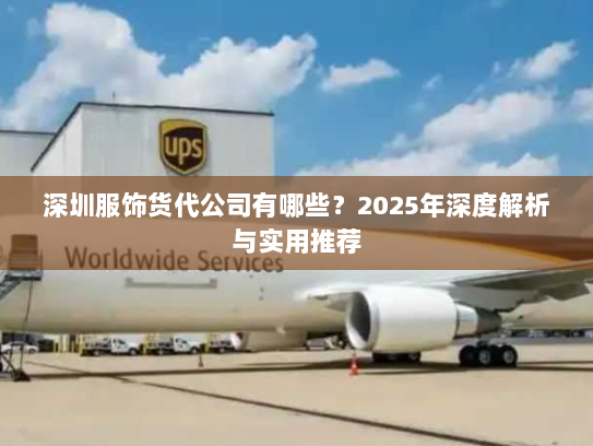 深圳服饰货代公司有哪些？2025年深度解析与实用推荐