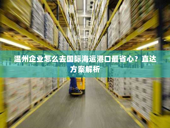 温州企业怎么去国际海运港口最省心?直达方案解析 温州企业怎么去国际海运港口最省心?直达方案解析