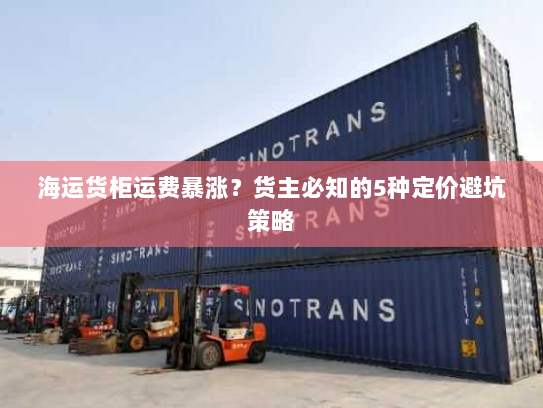 海运货柜运费暴涨？货主必知的5种定价避坑策略