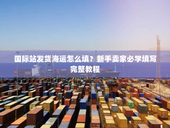 国际站发货海运怎么填?新手卖家必学填写完整教程 国际站发货海运怎么填?新手卖家必学填写完整教程