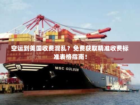 空运到美国收费混乱？免费获取精准收费标准表格指南！