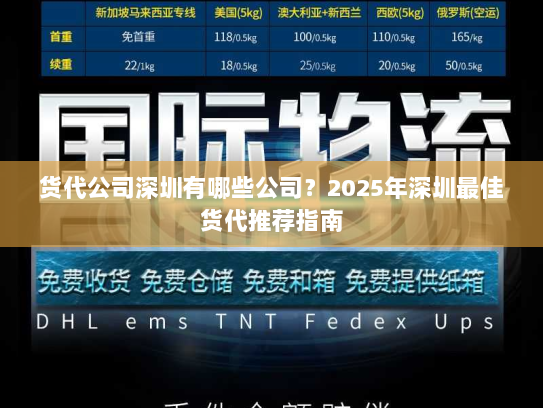 货代公司深圳有哪些公司？2025年深圳最佳货代推荐指南