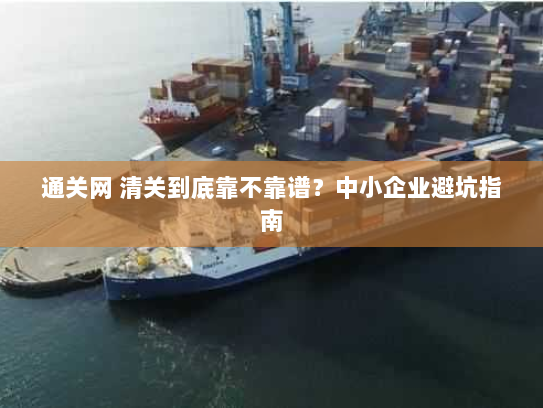 通关网 清关到底靠不靠谱？中小企业避坑指南