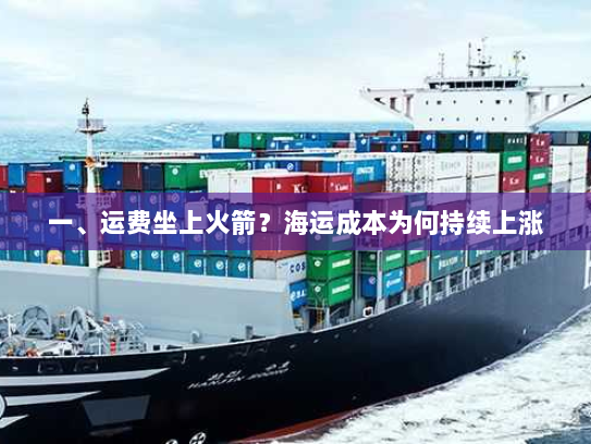 一、运费坐上火箭?海运成本为何持续上涨 一、运费坐上火箭?海运成本为何持续上涨