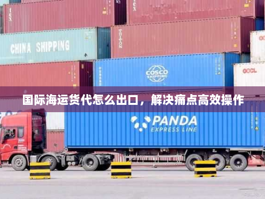 国际海运货代怎么出口，解决痛点高效操作