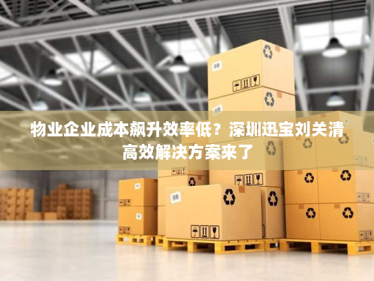 物业企业成本飙升效率低?深圳迅宝刘关清高效解决方案来了 物业企业成本飙升效率低?深圳迅宝刘关清高效解决方案来了