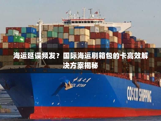 海运延误频发?国际海运刷箱包的卡高效解决方案揭秘 海运延误频发?国际海运刷箱包的卡高效解决方案揭秘