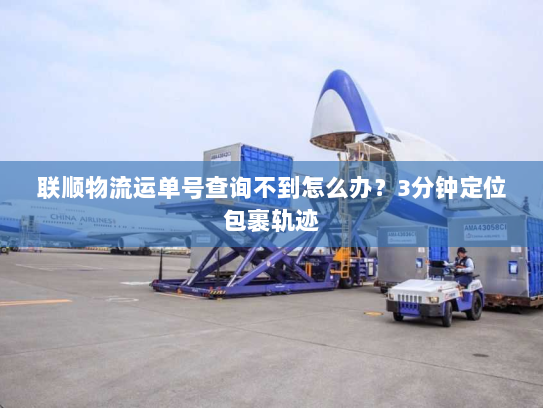 联顺物流运单号查询不到怎么办？3分钟定位包裹轨迹